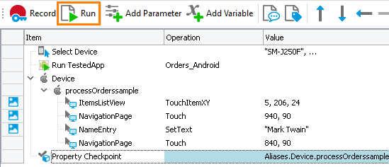 Testing Xamarin.Forms applications tutorial: Run the modified test