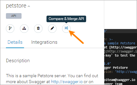 Compare and Merge API