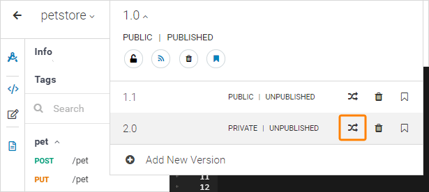 Comparing API versions