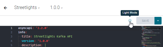SwaggerHub editor options