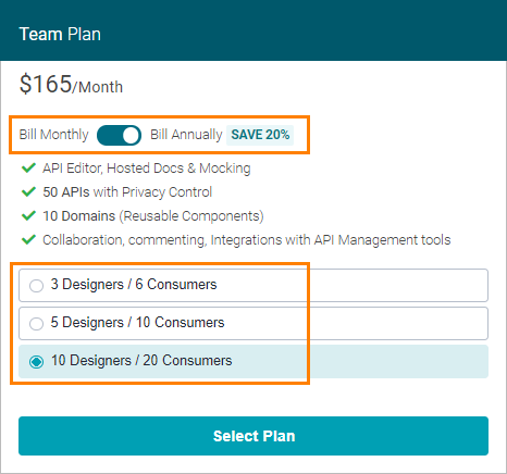 Updating a plan