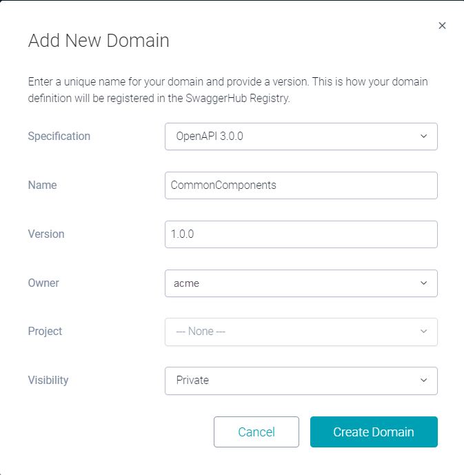 Domain information