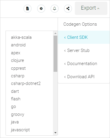 Generating a client SDK for an API Generating a client SDK for an API