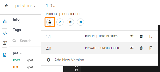Making an API private