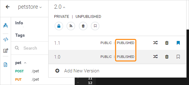 Published versions
