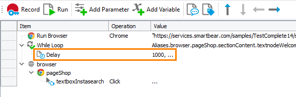 Using a loop with a delay Using a loop with delay
