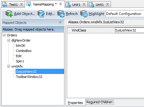 Sample Name Mapping for a Visual C++ application Sample Name Mapping for a Visual C++ application