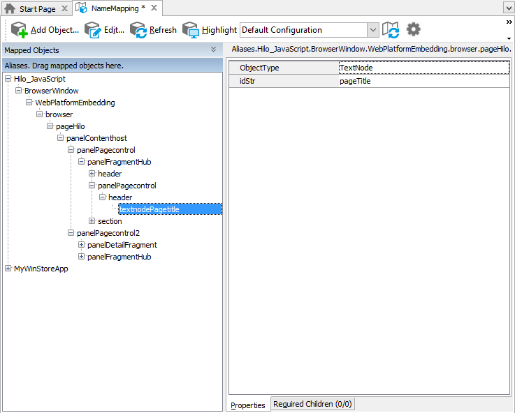 Sample Name Mapping for a Windows Store application Sample Name Mapping for a Windows Store application