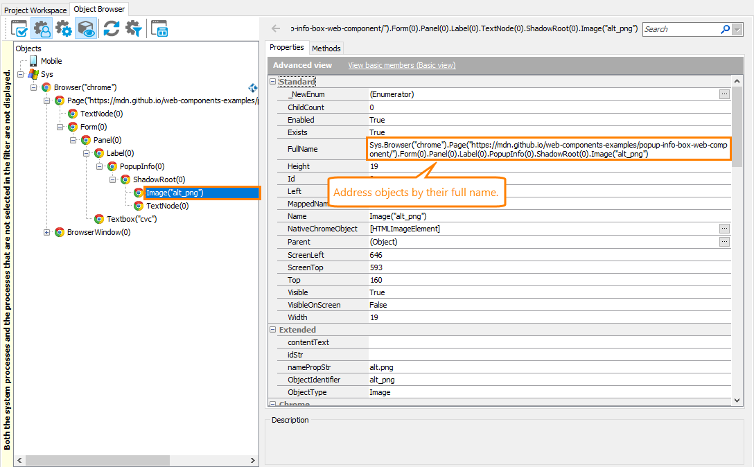Testing web applications that use Web Components in TestComplete: Addressing Shadow DOM tree elements by their full name Testing web applications that use Web Components in TestComplete: Addressing Shadow DOM tree elements by their full name