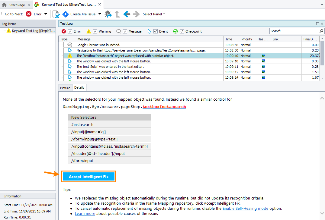 Updating Name Mapping by using Intelligent Fix Updating Name Mapping by using Intelligent Fix