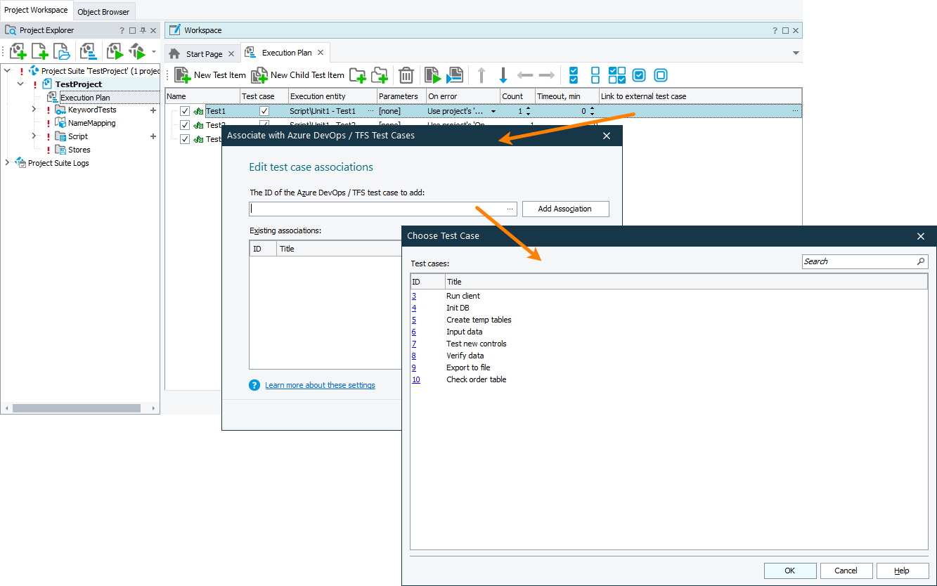 Linking TestComplete test cases to Azure DevOps test cases TestComplete integration with Azure DevOps: Linking TestComplete test cases to Azure DevOps test cases