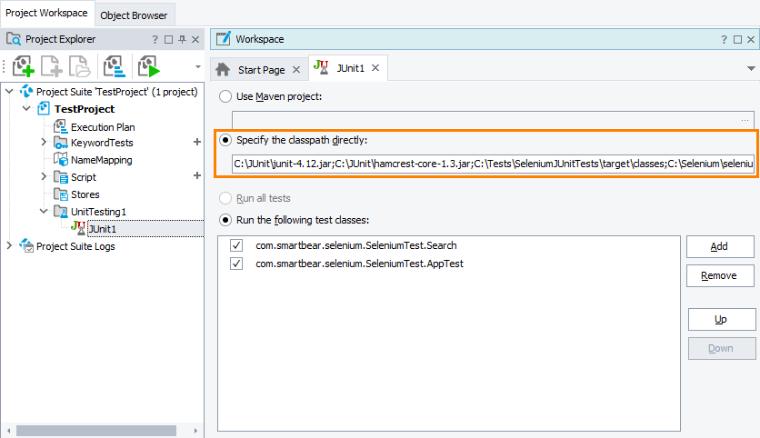 Run JUnit Selenium Tests by Classpath Run JUnit Selenium Tests by classpath