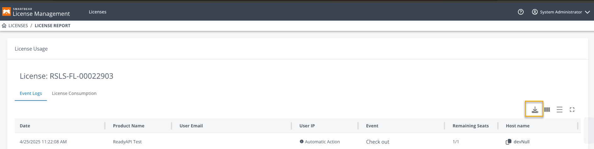 Download CSV