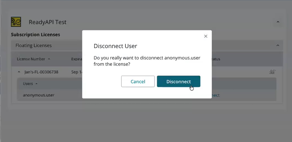 Disconnect User