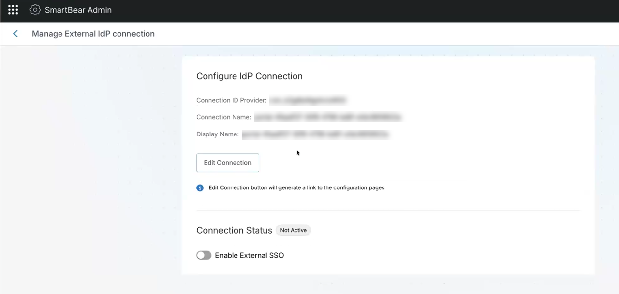 Configure IdP Connection