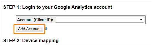Adding a Google account