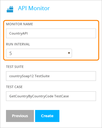 Configure API Monitor