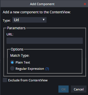 Add a new ContentView component