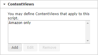 ContentView: Amazon only