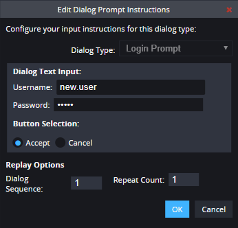 Edit the login dialog prompt