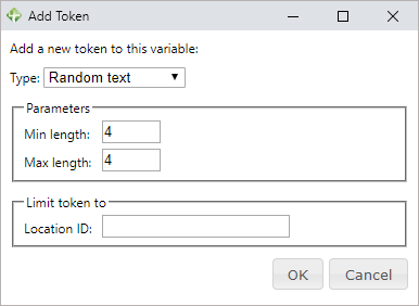 Adding the first token