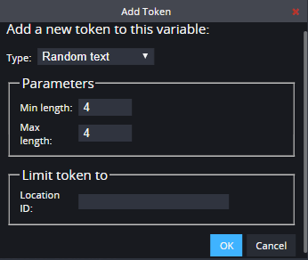 Adding the first token