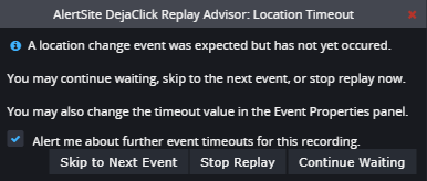 The Replay Advisor popup