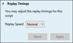 Basic Replay Timings