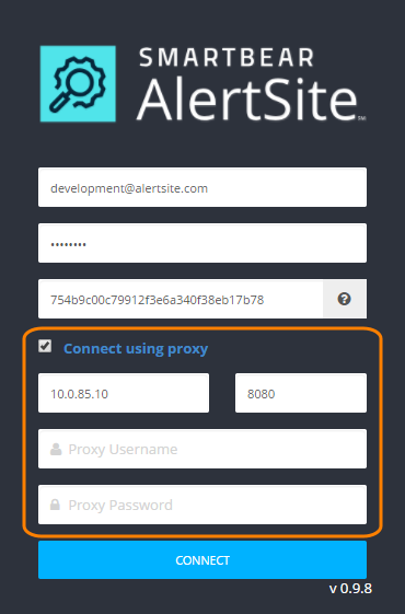 Private Node Endpoint: Proxy settings