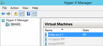 New VM in Hyper-V