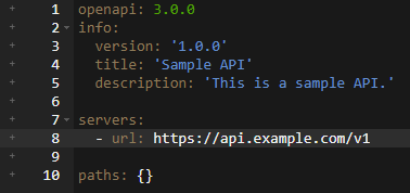 API server and base URL