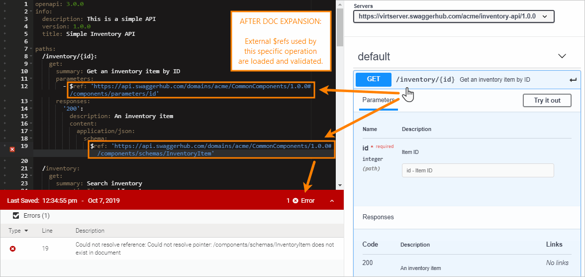 Validation status after API doc expansion