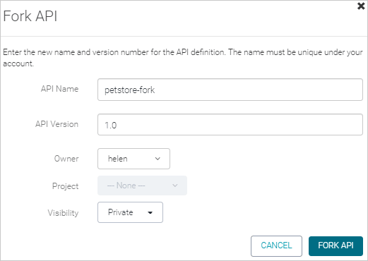 Forked API