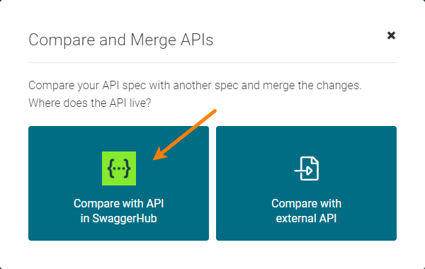 Compare with API on SwaggerHub