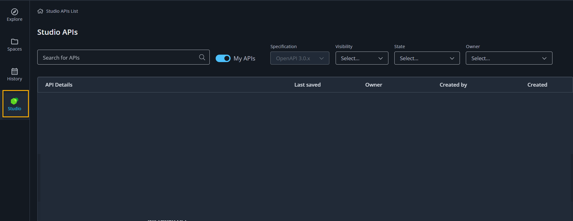 Studio APIs Studio APIs