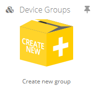 Creating a new device group
