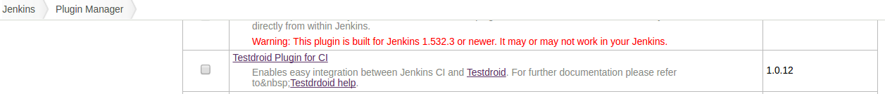 Jenkins manager