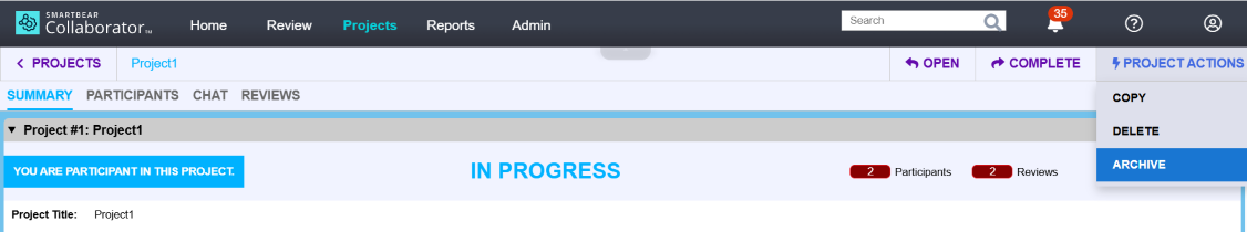 Archive project reviews Archive project review