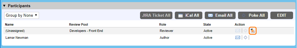 Taking review pool selection in Web Client Taking review pool selection in Web Client