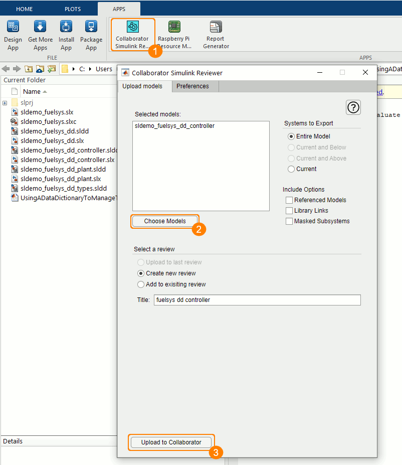 Simulink Reviewer App Simulink Reviewer App