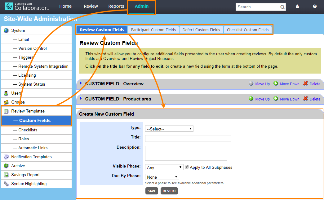 Create a new custom field Create a new custom field