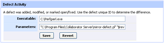 Defect Activity Trigger