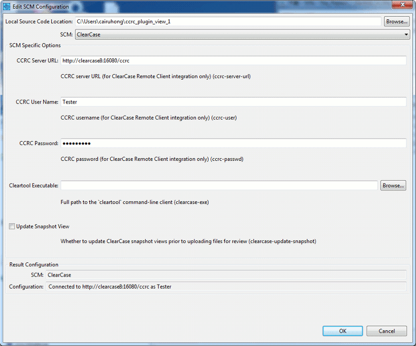 SCM Configuration: ClearCase