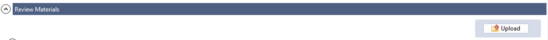 Review Materials toolbar in Visual Studio Extension
