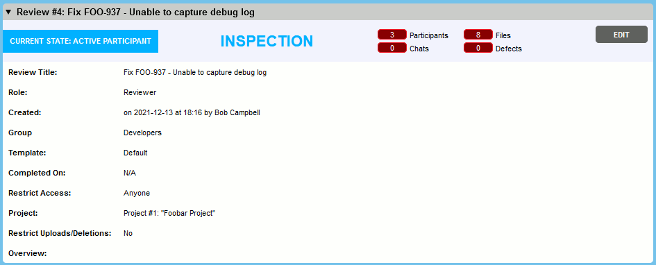 General Information section in Web Client General Information section in Web Client