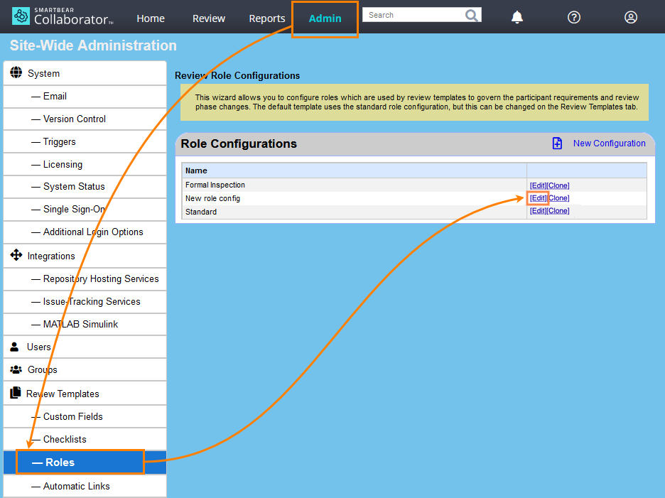 Edit a role configuration Edit a role configuration