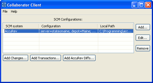 Uploading AccuRev files to a Review Uploading AccuRev files to a Review