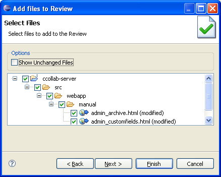Adding Files to a Review Adding Files to a Review