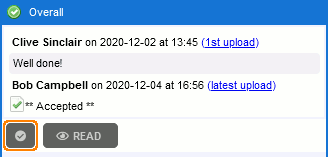 Marking conversation as accepted Marking conversation as accepted