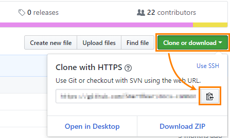 Getting URI of a GitHub repository